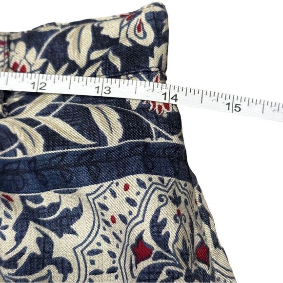Talbots Petite Floral Canvas A-Line Skirt Size 6 - Picture 7 of 9